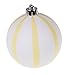 Shatterproof Christmas Tree Ornaments by Clever Creations | Large 80mm White Variety Pack Christmas Decor | 12 Piece Set Perfect for Christmas Trees
