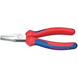 KNIPEX 20 02 140 Flat Nose Pliers-Comfort Grip