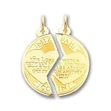 14K Mitzpah Pendant