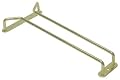 24 Inch Brass Hanging Wine Glass Stemware Storage Rack