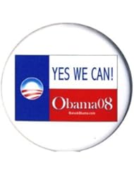 YES WE CAN OBAMA TEXAS FLAG 2.5" BUTTON GORGEOUS