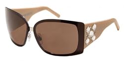 DOLCE & GABBANA D&G DG 2044B 257/73 BROWN METAL SUNGLASSES