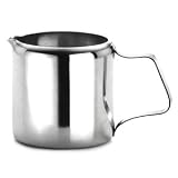 Milk Jug Mirror Finish 10oz / 300ml | Genware Stainless Steel Milk Jug, Stainless Steel Cream Jug