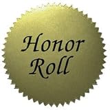 STICKERS GOLD HONOR ROLL 50 / PK 2 - B000F9ZGHS