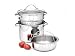 RSVP International Stainless Steel Multi-Purpose Stockpot 8-qt.