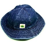 Girls Denim Floppy Sun Hat, 3-6 Months