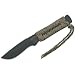Tops Knives WAB02 Walk-About Fixed Blade Knife with OD Green Paracord Wrapped Handle