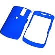 PCMICROSTORE Brand Research In Motion BlackBerry Curve 8330 Dark Blue Rubberize TEXTURED Snap-On Case Cover with Removable Swivel Belt Clip