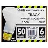 Review Feit Electric 50R20/MP-130 / Feit Electric 50R20/MP-130 50-Watt R20 Flood Mini Reflector Bulb, Frosted, 6-Pack