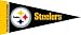 Football Pennants: NFL Mini Pittsburgh Steelers Pennant