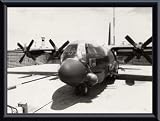 Art Poster Metal Framed Print - Ac-130 Gunship, - Artist: National Archive- Poster Size: 11 X 14
