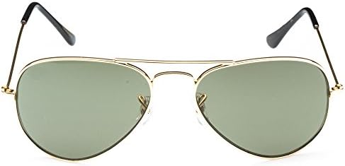 Gold Frame/ Green Lens