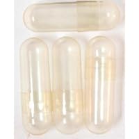 0 Empty Vegetable Capsules, 100% Vegetable Cellulose Empty Capsules - 1000 Capsules #2100