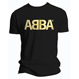 ABBA - Gold Foil Logo T-Shirt