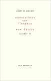 Annotations sur l'espace,  non dat&eacute;es (carnet 3)