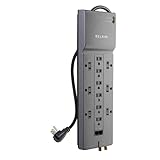 Belkin 12 Outlet Home/Office Surge Protector with Phone/Ethernet/Coaxial Protection and Extended Cord 4156 Joules