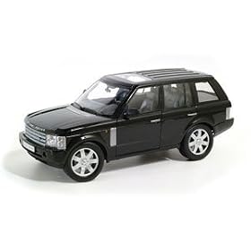 2003 Land Rover Range Rover diecast model car 1:18 scale die cast by Welly - Silver (LHD) by Exoticar