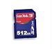 Third Party New : SanDisk SDSDB-512-A10/A11-512 MB Secure Digital Card (Retail Package)