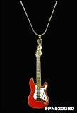 Stratocaster Necklace - Red