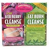 31XQNaFdpUL. SL160  Irwin naturals applied nutrition 14 day acai berry cleanse and fat burn dietary supplement tablets   56 + 56 ea