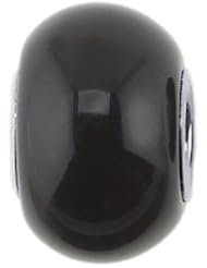 Frolic Sterling Silver Black Amber Roundel Charm