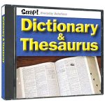 City Travel Guides Discounted  Software : SNAP! Dictionary & Thesaurus (Jewel Case)