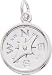 Jewelry : Compass Charm by Rembrandt Charms