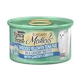 Fancy Feast Elegant Medleys Shredded Yellowfin Tuna Fare with Garden Greens (24/3-oz cans)