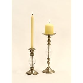 Pewter Candleholder