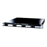 Synology Rack Station 4-Bay (Diskless) 1U NAS Rackmount Network Attached Storage RS409 (Black)