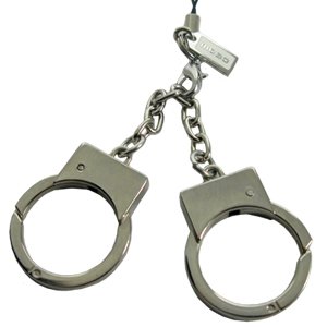 Fun Dangles Finger Cell Phone Charm, Handcuffs