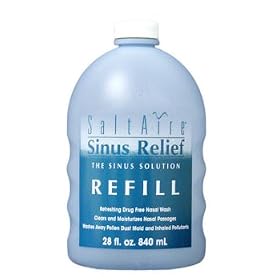 (12) SaltAire Sinus Relief Refill Bottles