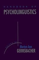 Handbook of Psycholinguistics