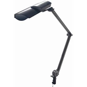Fluorescent Swing Arm Lamp - Mobil Series Black Finish