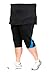 Fit-Labs Plus Size Active Athletic Leggings Capri ColorSplash
