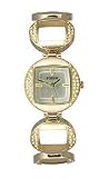 Fossil Women's ES2567 Linked Gold-Tone Stainless Steel Bracelet White Glitz Analog Dial Watch
