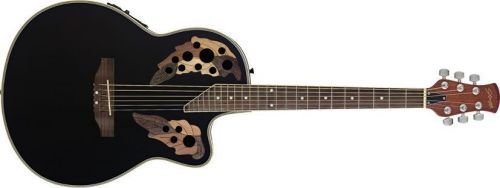 Stagg - Guitare electro-acoustique - Gt.e/a-shall.cw-feuil-noir