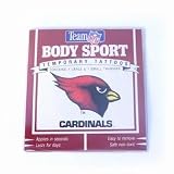 Arizona Cardinals NFL Body Sport Temporary Tattoos