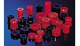Energy Suspension 16.8103R Hyper-Flex Red Rear Upper and Lower Shock Bushing Set