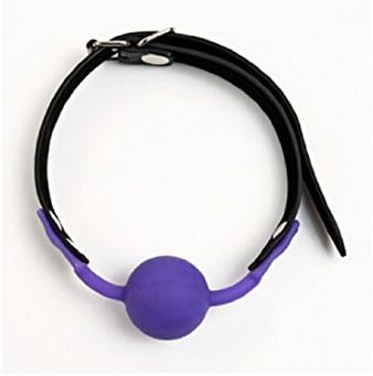 Vtwona® Ball Gag Silicone Large - 1.8 inch - Purple