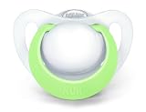 NUK Genius Silicone BPA Free Pacifier, Size 1, 1 Pack, Colors May Vary