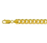 24K Gold-plated over Sterling Silver Curb Link Chains