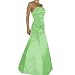 CRUSZ Luxus Raff Abendkleid/Ballkleid "Helena", Grün