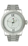 Tommy Hilfiger Silver-tone Stainless Steel Bracelet Silver-tone Dial Men's Watch #1790674