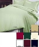 Royal Damask Stripe Set Amethyst F/Q Duvet Covers