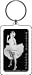 Rare Famous Marilyn Monroe Photo-Art Keychain ~ Famous Subway Scene! Dress Blows up! Black and White photo of our Blonde Bombshell! Image