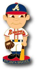 Atlanta Braves Bobble Head Pin