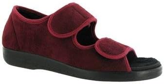 Gbs Brompton Touch Fastening Open Toe Slipper Burgun 45 by Gbs Med
