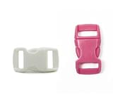 from Import Mix of 50 White and Pink 3/8 (25 White/25 Pink) Buckles, Contoured Side-Release. Perfect for Paracord Bracelets