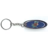 Florida Gators Royal Blue Albert Metal Domed Holographic Key Chain